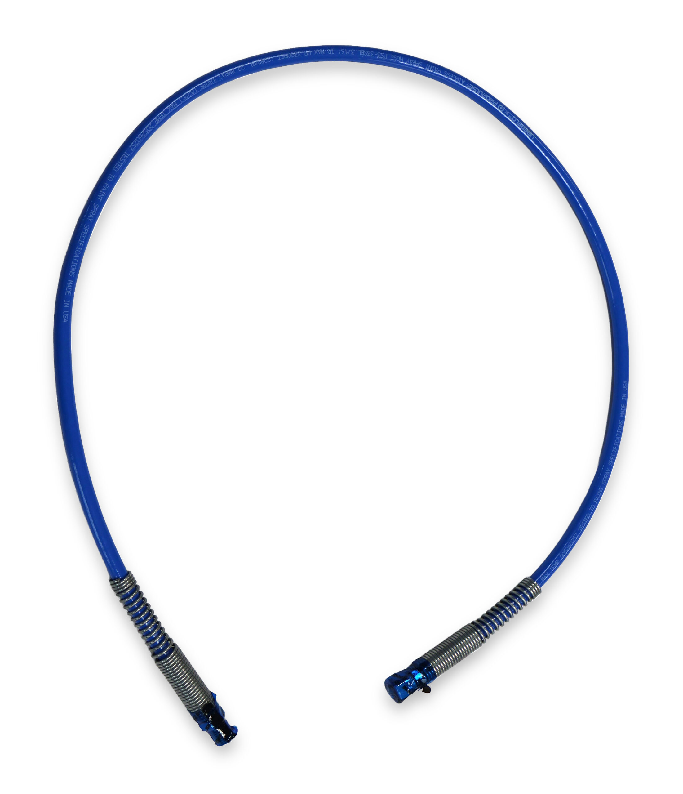 3/16 inch whip hose coil view